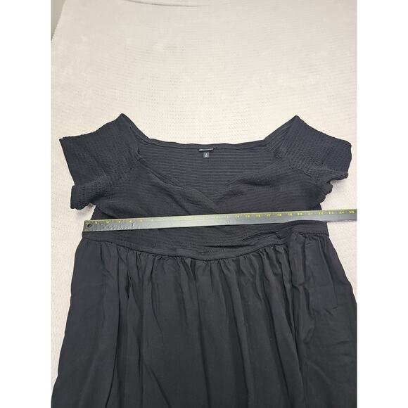 Torrid Shirt Womens 5 Black Vneck Stretch Tunic - Picture 3 of 7